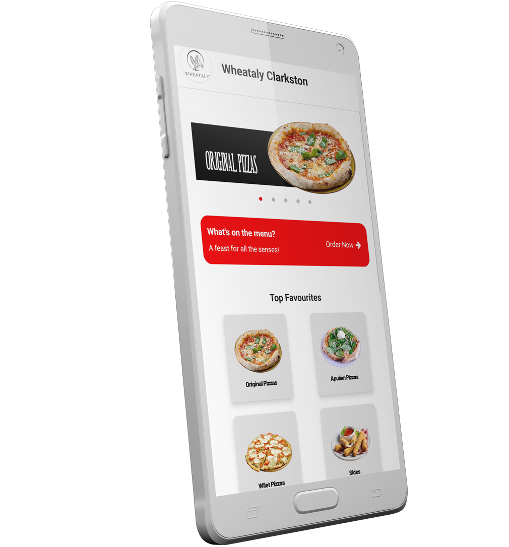 Wheat of Italy Clarkston app mockup